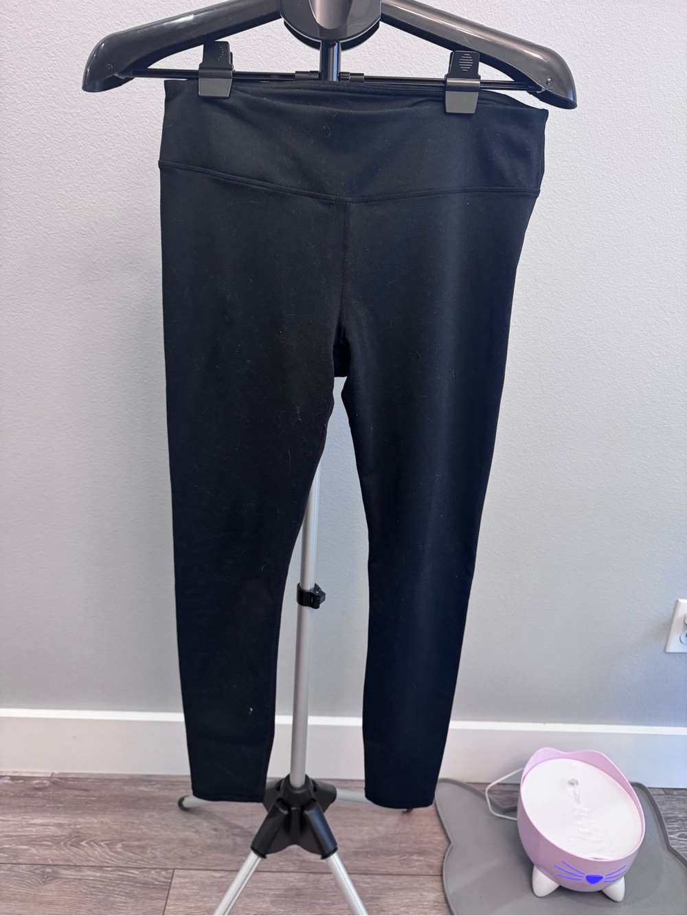Fabletics Womens Black Leggings - Stretch High-Waist